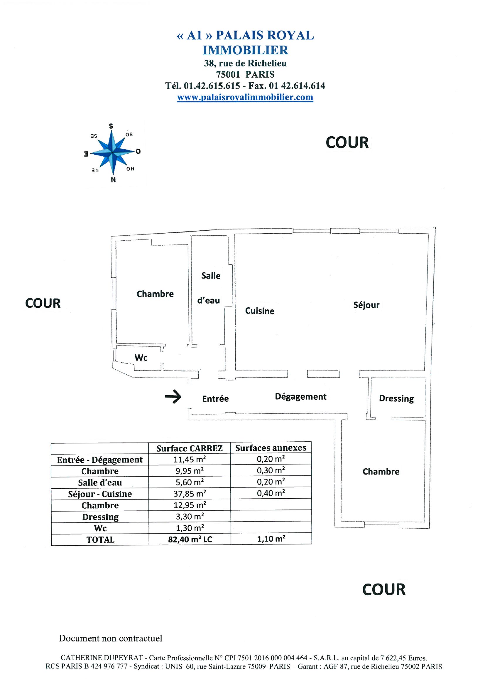 PARIS 2ÈME – QUARTIER MONTORGUEIL
IMMEUBLE PIERRE DE TAILLE - ASCENSEUR - GARDIEN 
APPARTEMENT 3/4 PIÈCES
SUR LARGES COURS - CALME & ENSOLEILLÉ

 - Plan