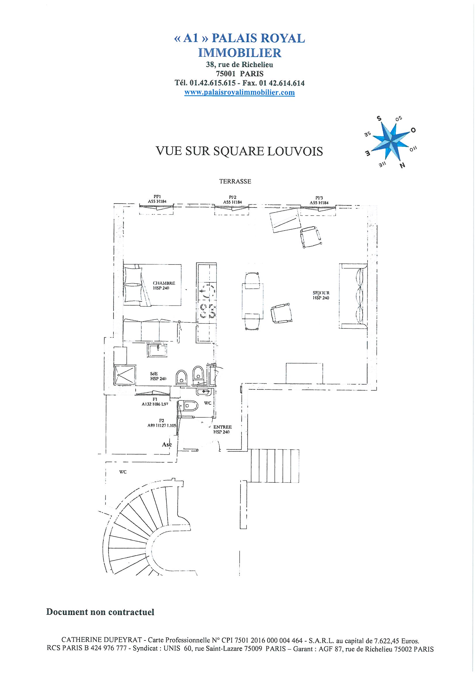 PARIS 2ÈME – ENTIÈREMENT SUR SQUARE LOUVOIS
CHARMANT 2 PIÈCES - BEAU VOLUME - ÉTAGE ÉLEVÉ
 ASCENSEUR - VUE DÉGAGÉE - BALCON FILANT
IDÉAL PIED À TERRE / INVESTISSEMENT
 - Plan