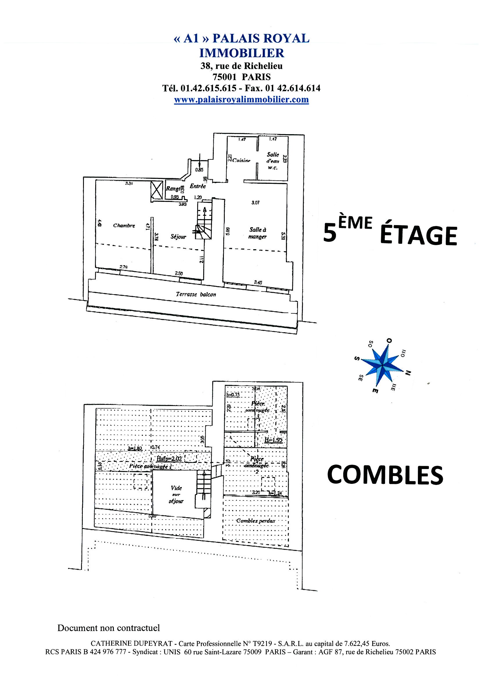 PARIS 2ème – MONTMARTRE/BOURSE
BEL IMMEUBLE  XIXème 
APPARTEMENT ATYPIQUE
BEAUCOUP DE CHARME
TERRASSE - DERNIERS ÉTAGES
 - Plan