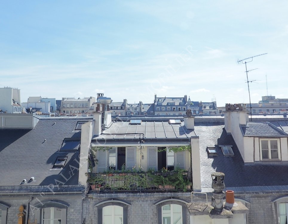 Paris 1er – Proximité immédiate du Jardin du Palais-Royal
Immeuble XVIIème siècle avec jolie cage d’escalier 
Charmant 2 pièces - Prestations entièrement rénovées
4ème et 5ème étages - Vues toits et ciel - Plein soleil