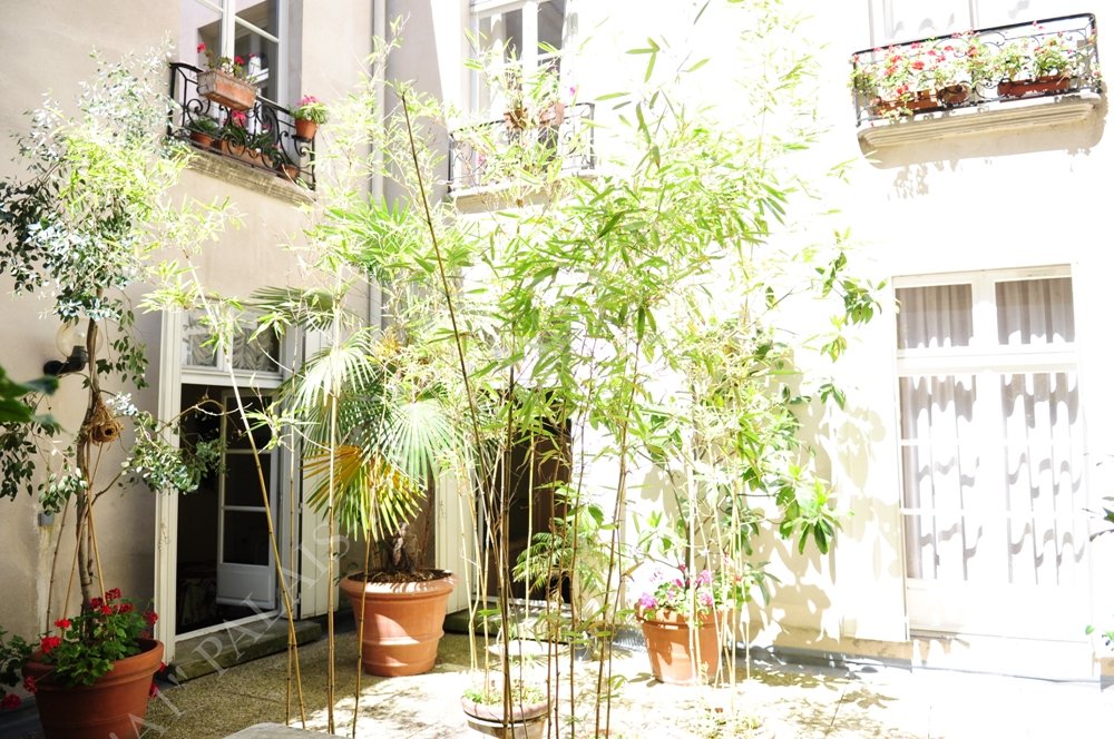 PARIS 2ème – BOURSE/SENTIER
3 PIÈCES SUR COUR ARBORÉE
Beau Séjour + cuisine/Bar + 
2 chambres + 2 s.de bains /wc
