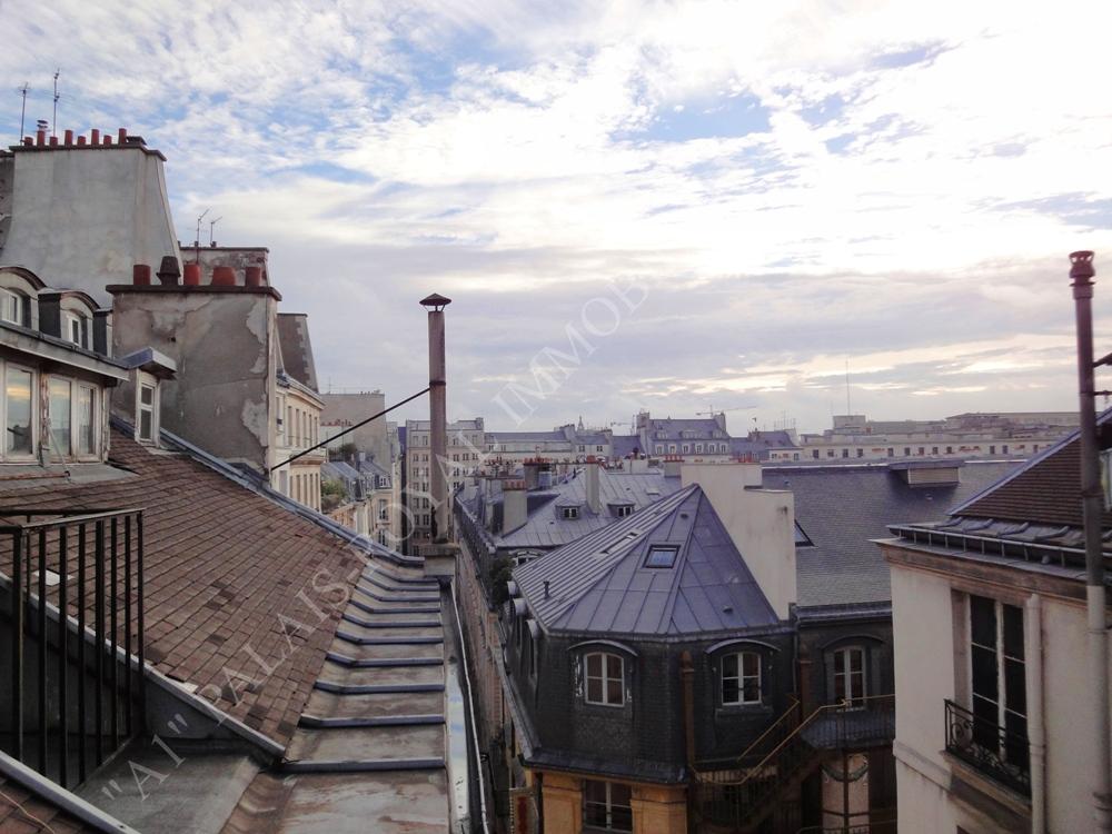PARIS 1ER
THÉÂTRE DU PALAIS-ROYAL
TRÈS BEL APPARTEMENT ATYPIQUE
VUE DÉGAGÉE SUR LES TOITS
BALCON – VERRIÈRE - SOLEIL