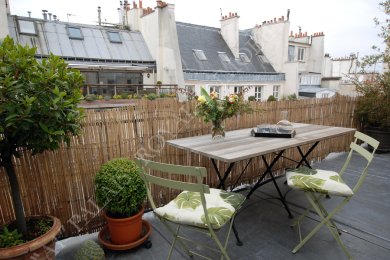 PARIS 1ER - PRÈS PALAIS-ROYAL
Imm. XIXème - ÉTAGE ÉLEVÉ - ASCENSEUR
CHARMANT 4 PIÈCES PLEIN SOLEIL
TERRASSE 24,50 m² PLAIN PIED
 - Photo 1